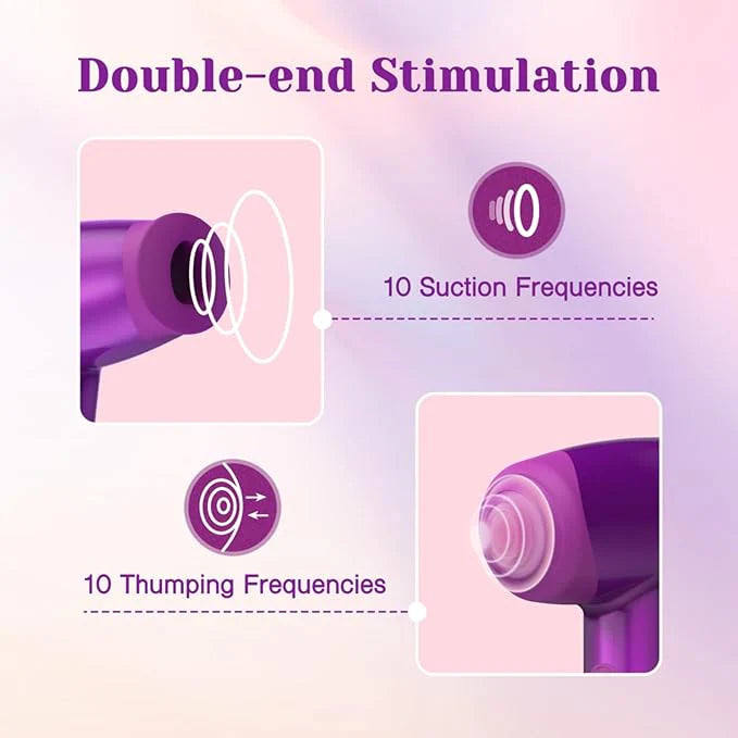 SensAir Clitoral Sucking & Thumping Vibrator Bonjibon SensAir Clitoral Sucking & Thumping Vibrator Bonjibon