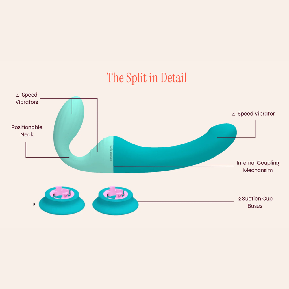 The Dollop Curved Vibrating Dildo