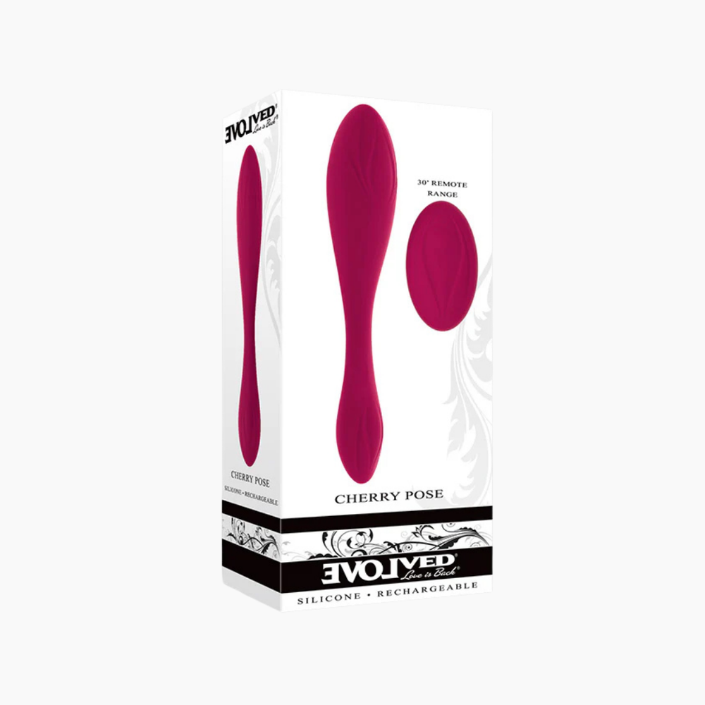 Cherry Pose Flexible Dual-Ended Vibrator