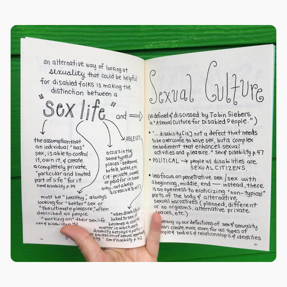 Disability & Sexuality: Introductory Guide For Sex Ed Zine