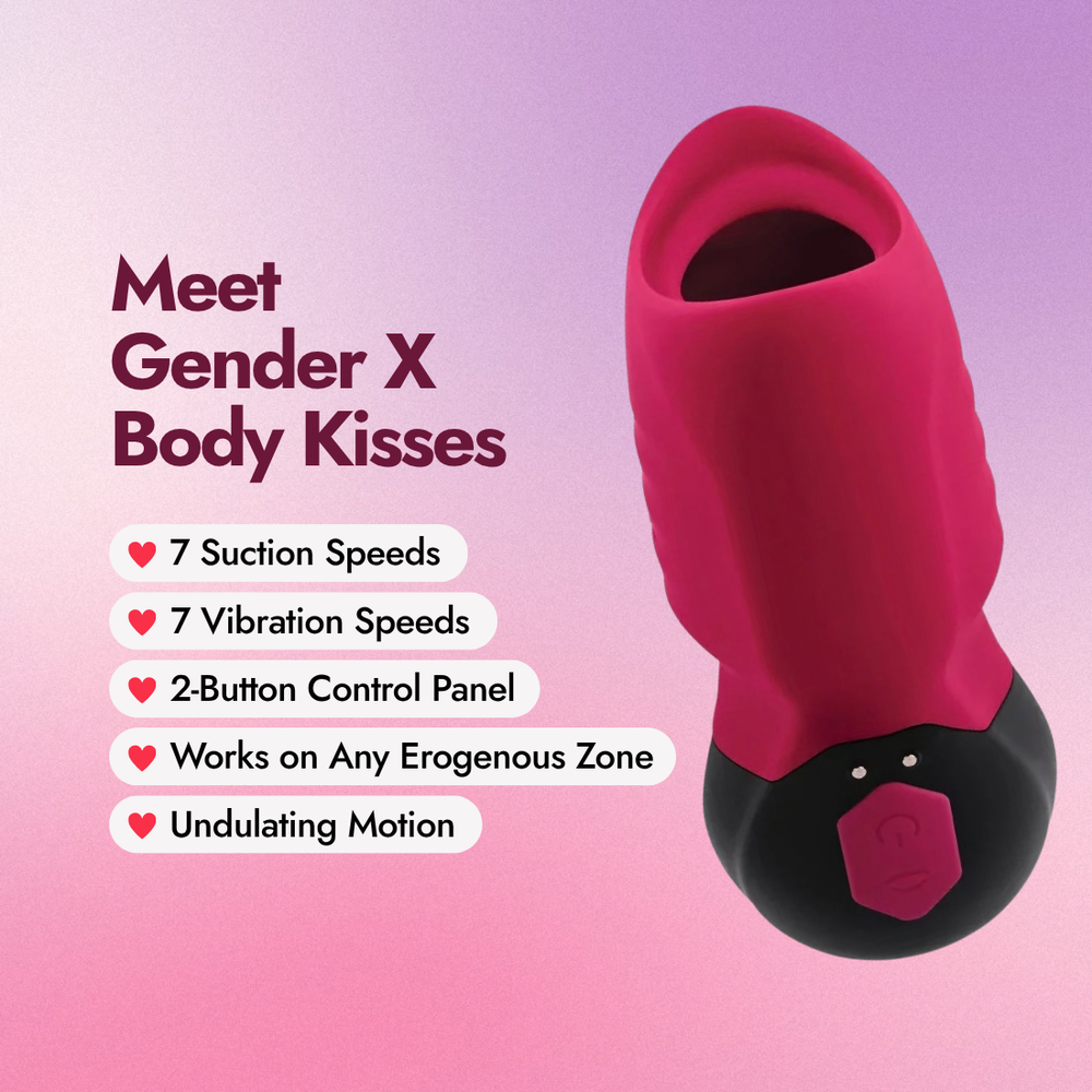 Gender X Body Kisses Sucking Stimulator