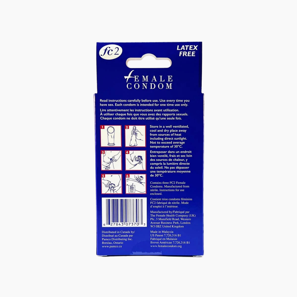 FC-2 Internal Condom Nitrile - 3 Pack
