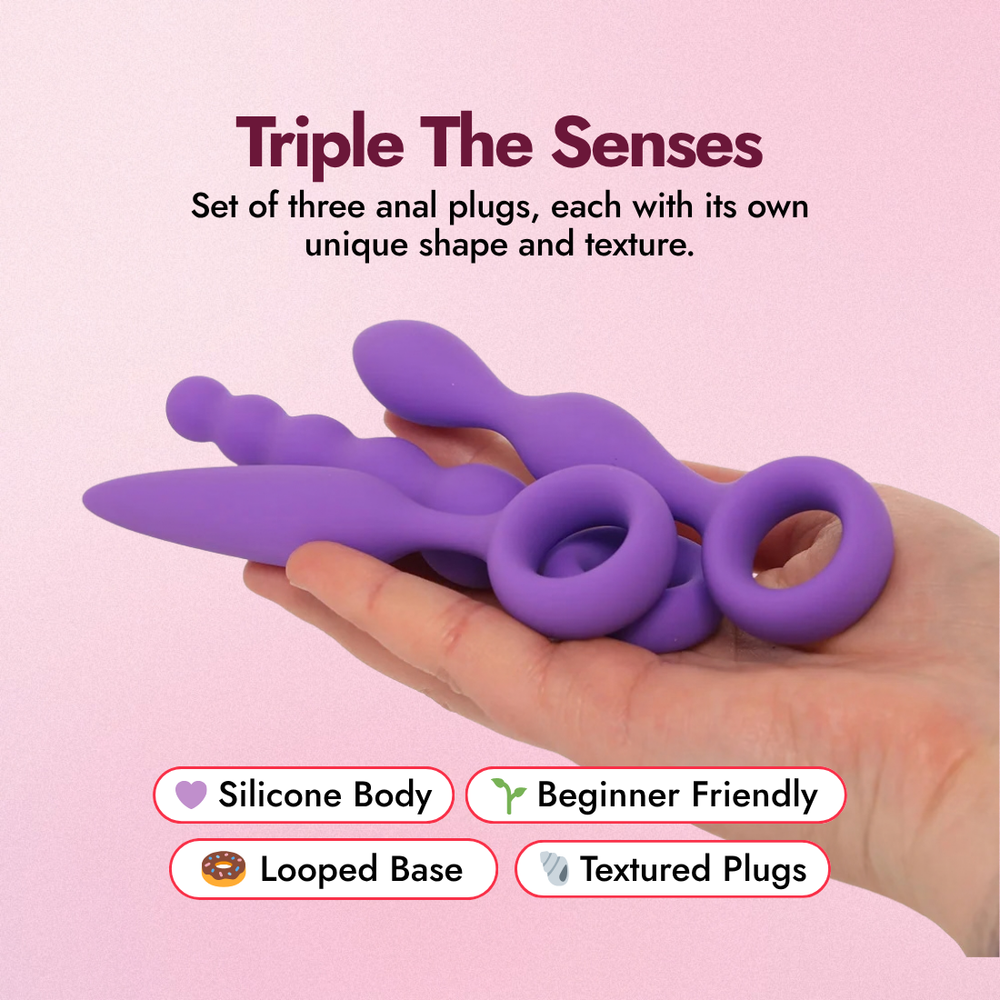 Trio Anal Plug Set