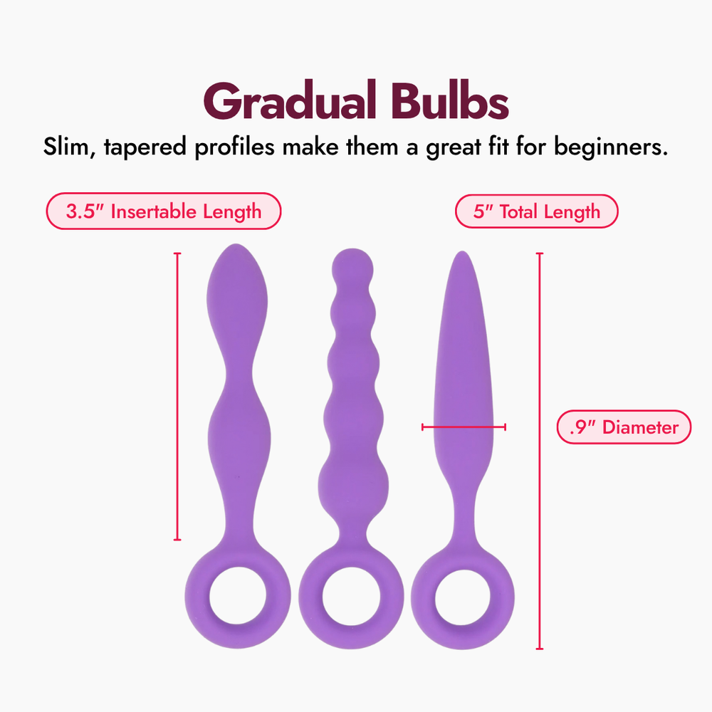 Trio Anal Plug Set