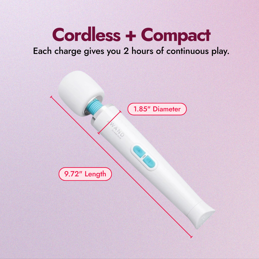 Classique Cordless Petite Rechargeable Vibrating Massager