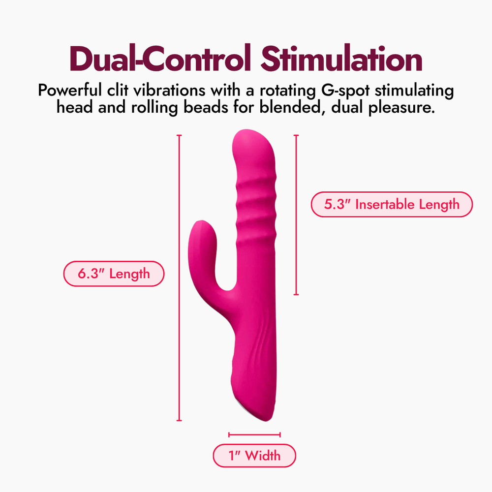 Velvo Rotating Beaded Rabbit Vibrator