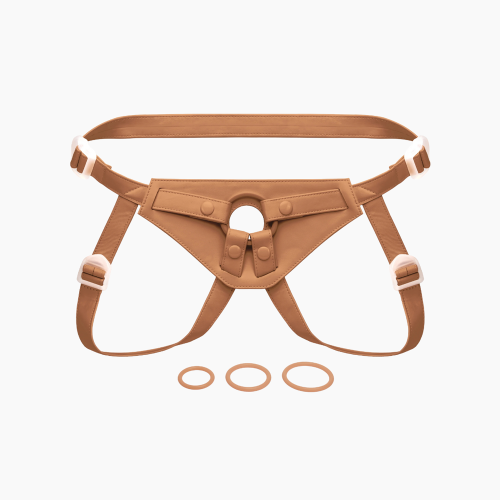 NudeFit FlexCurv Fully Adjustable Unisex Strap-On Harness