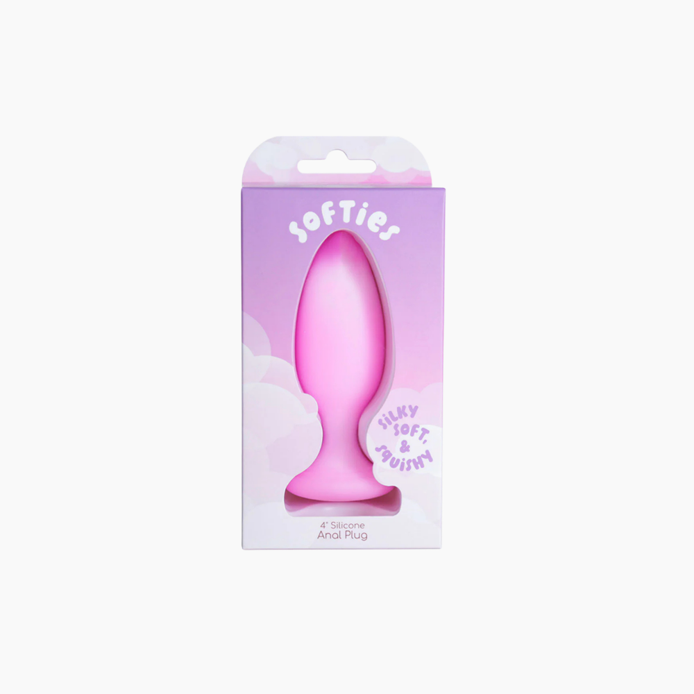 Softies Anal Silicone Plug - Pink