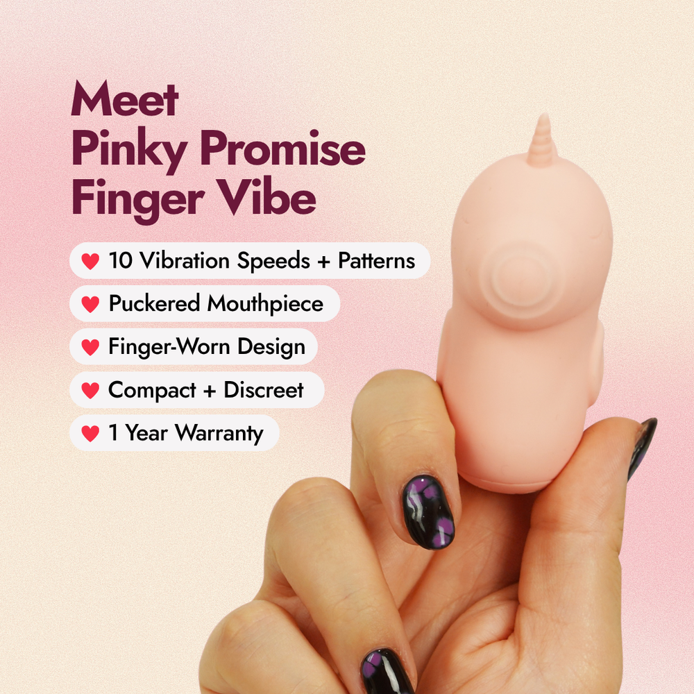 Pinky Promise Unicorn Pulsing Finger Vibrator