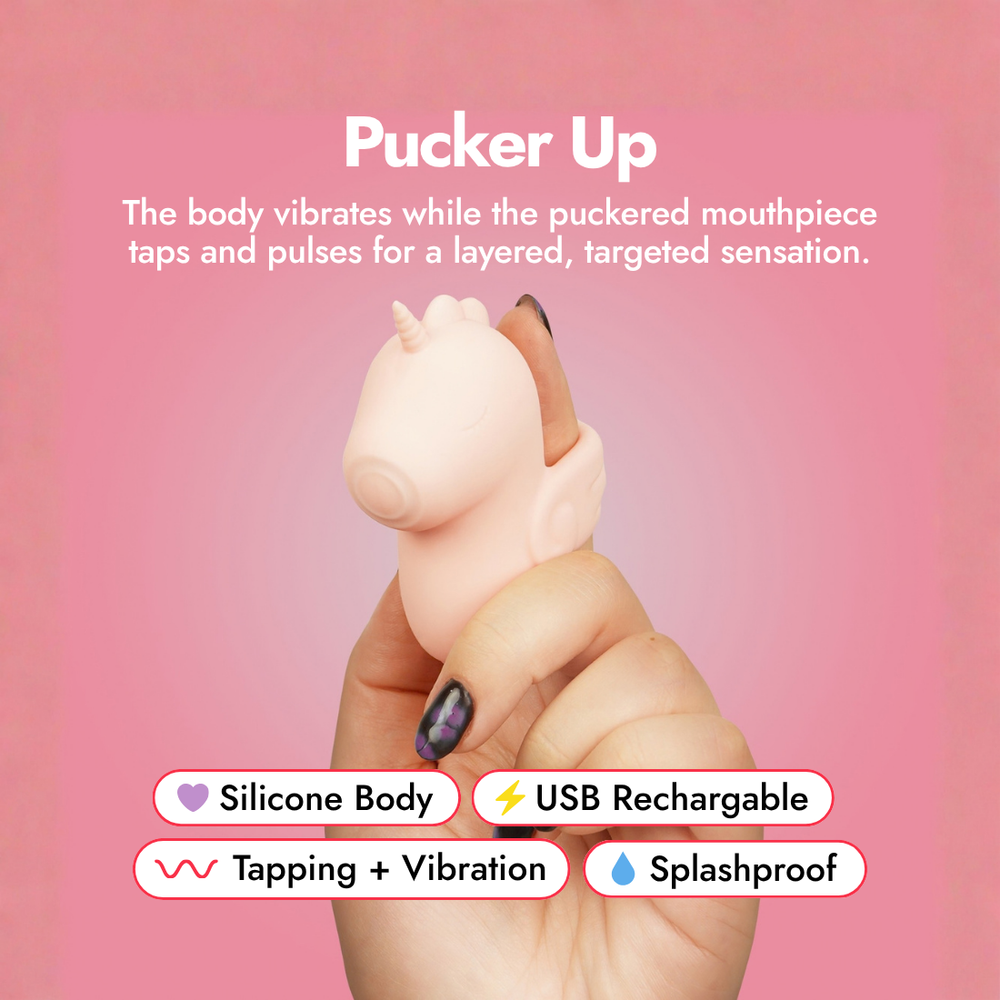 Pinky Promise Unicorn Pulsing Finger Vibrator