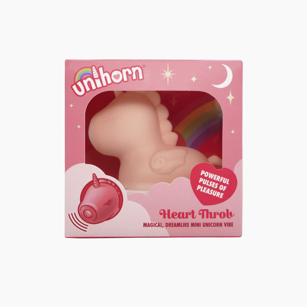 Heart Throb Unicorn Pulsing Clitoral Vibrator