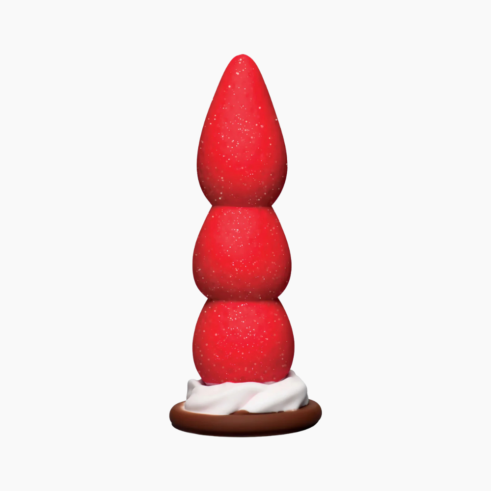 Strawberry Sweet Cream Silicone Dildo