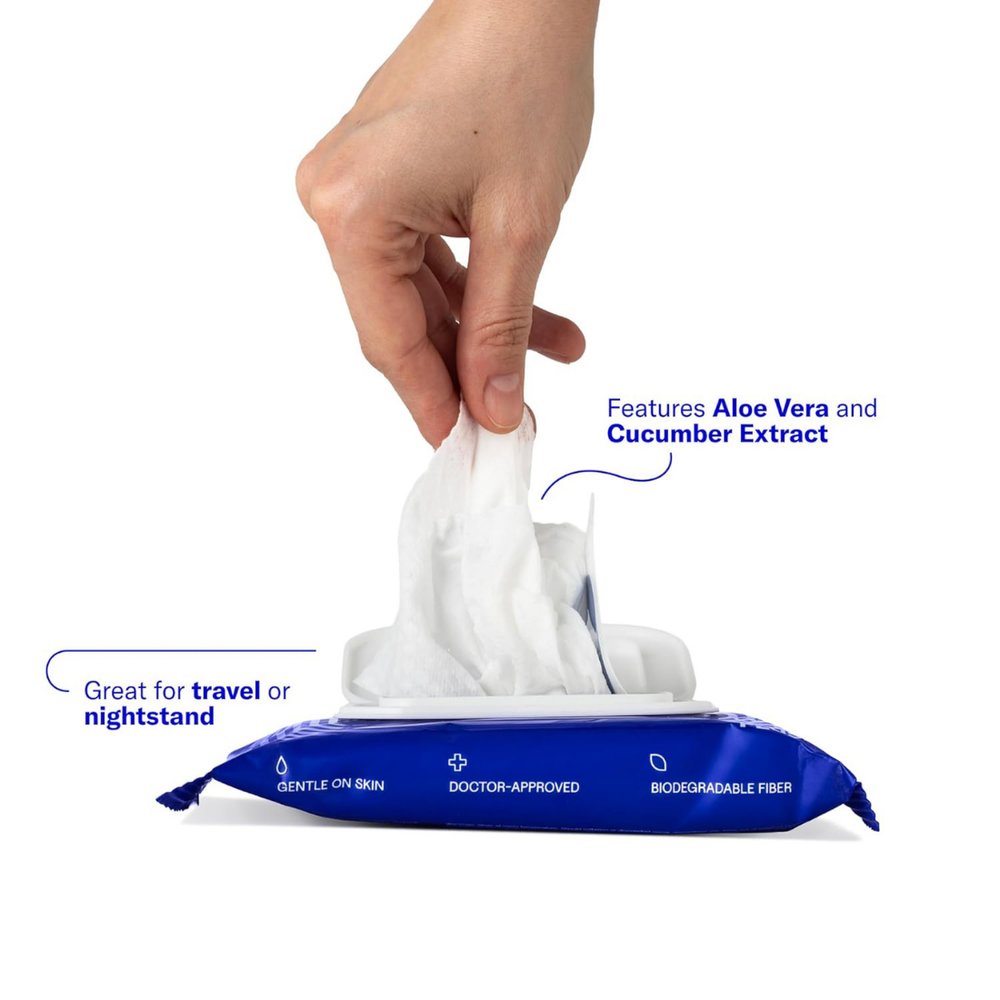 Aloe + Cucumber Body Wipes - 12 Pack