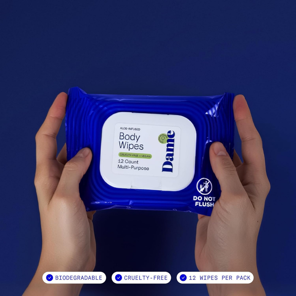 Aloe + Cucumber Body Wipes - 12 Pack