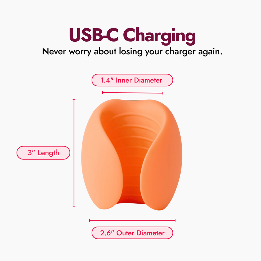Peach Vibrating Stroker