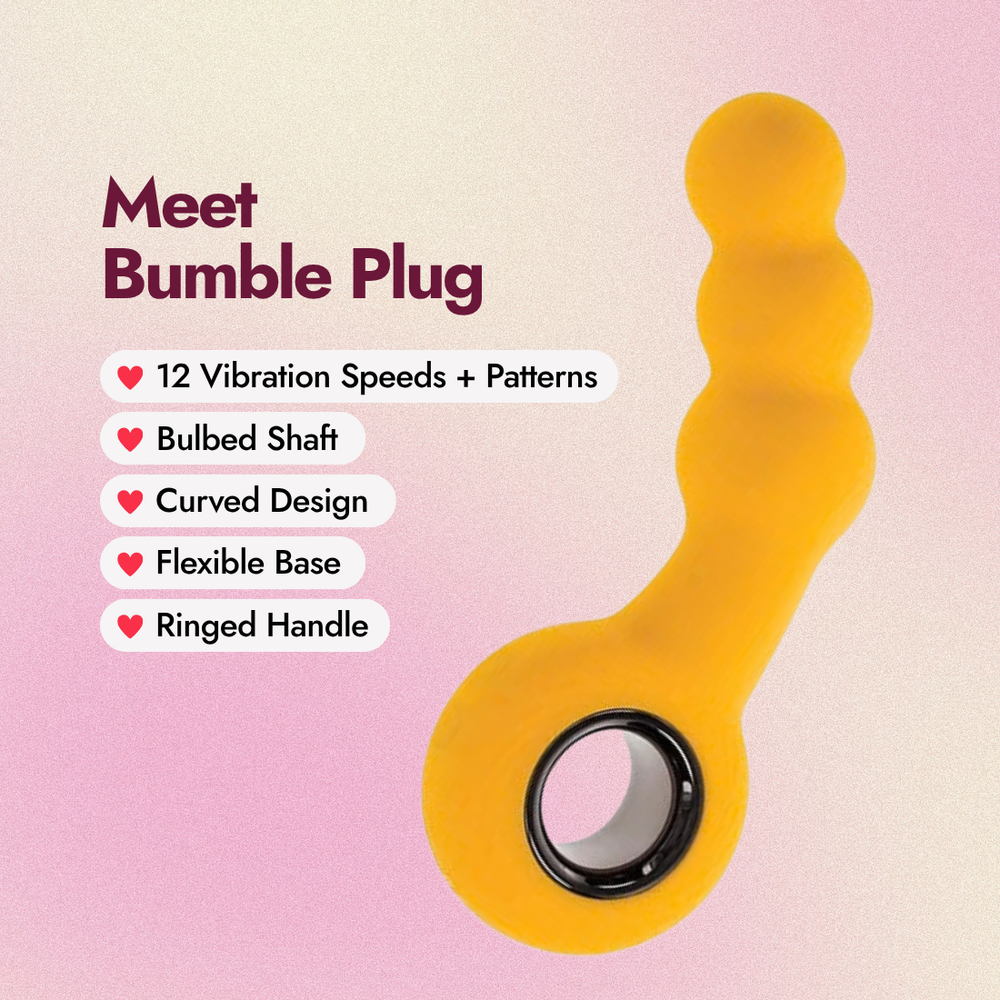 Bumble Bulbed Plug Vibrator