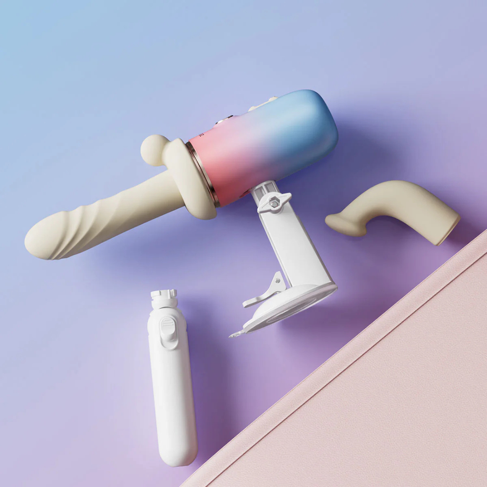 Spinel Thrusting, Vibrating + Heating Dildo Machine