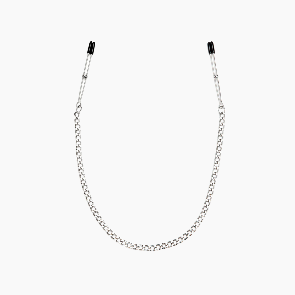 Adjustable Tweezer Nipple Clips With Chain