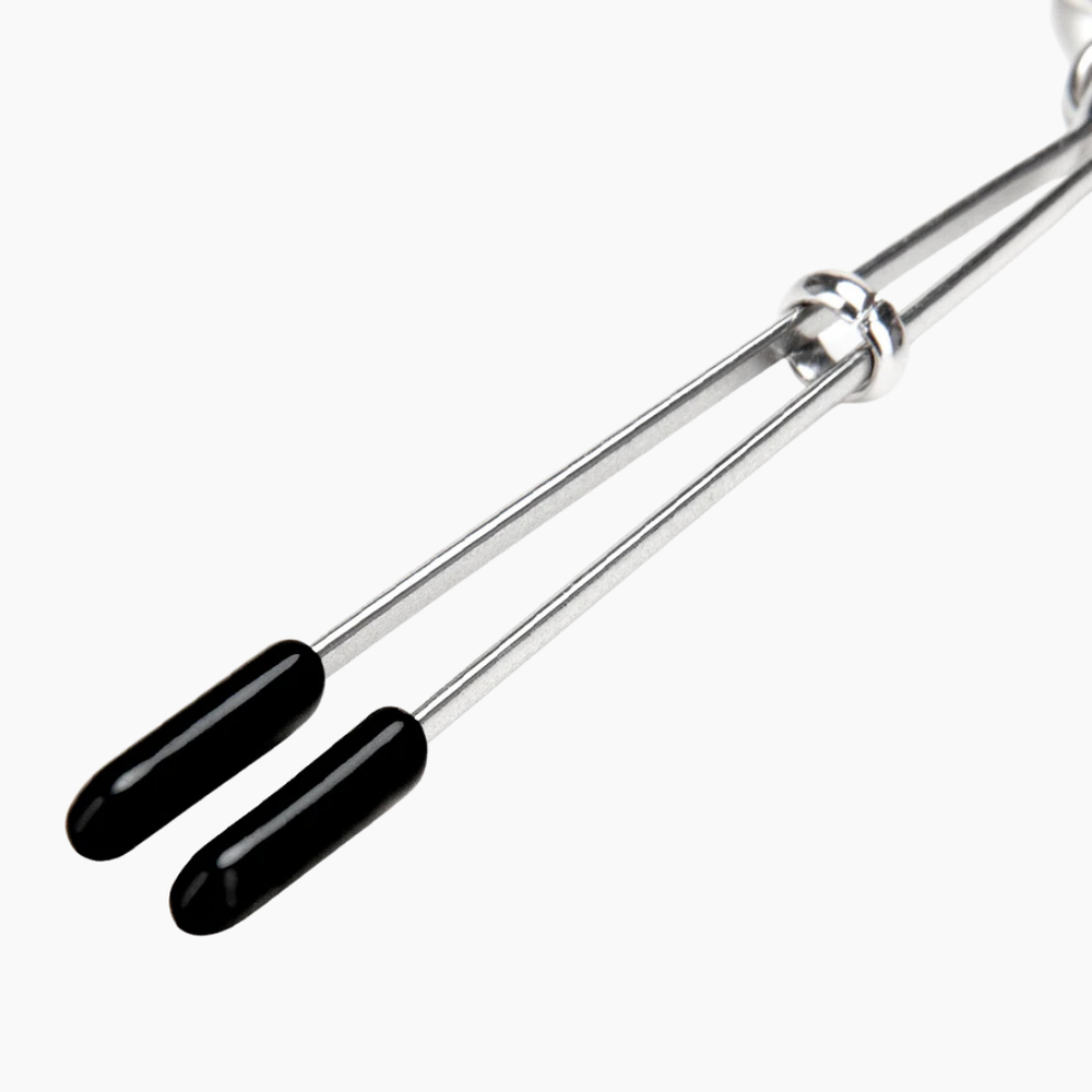 Adjustable Tweezer Nipple Clips With Chain