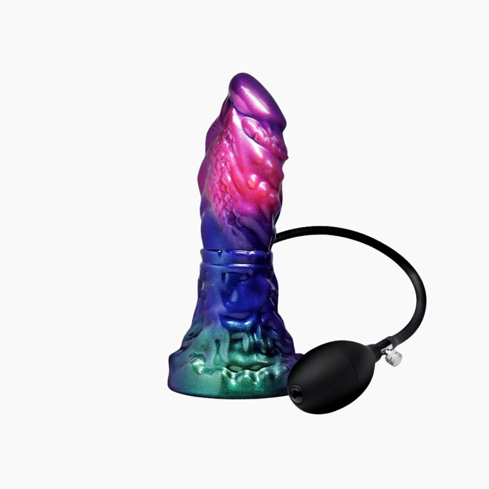 Gorge Inflatable Silicone Dildo
