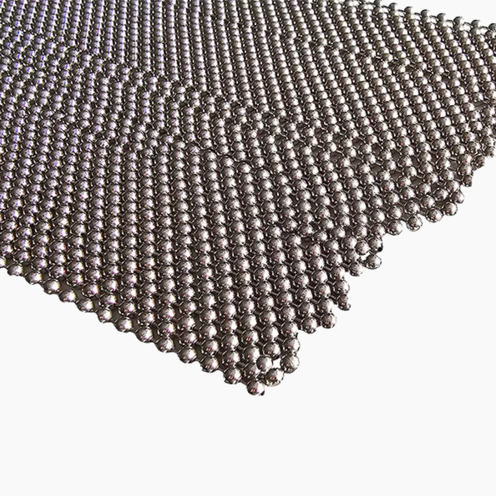 Beaded Metal Flogger with Wooden Handle