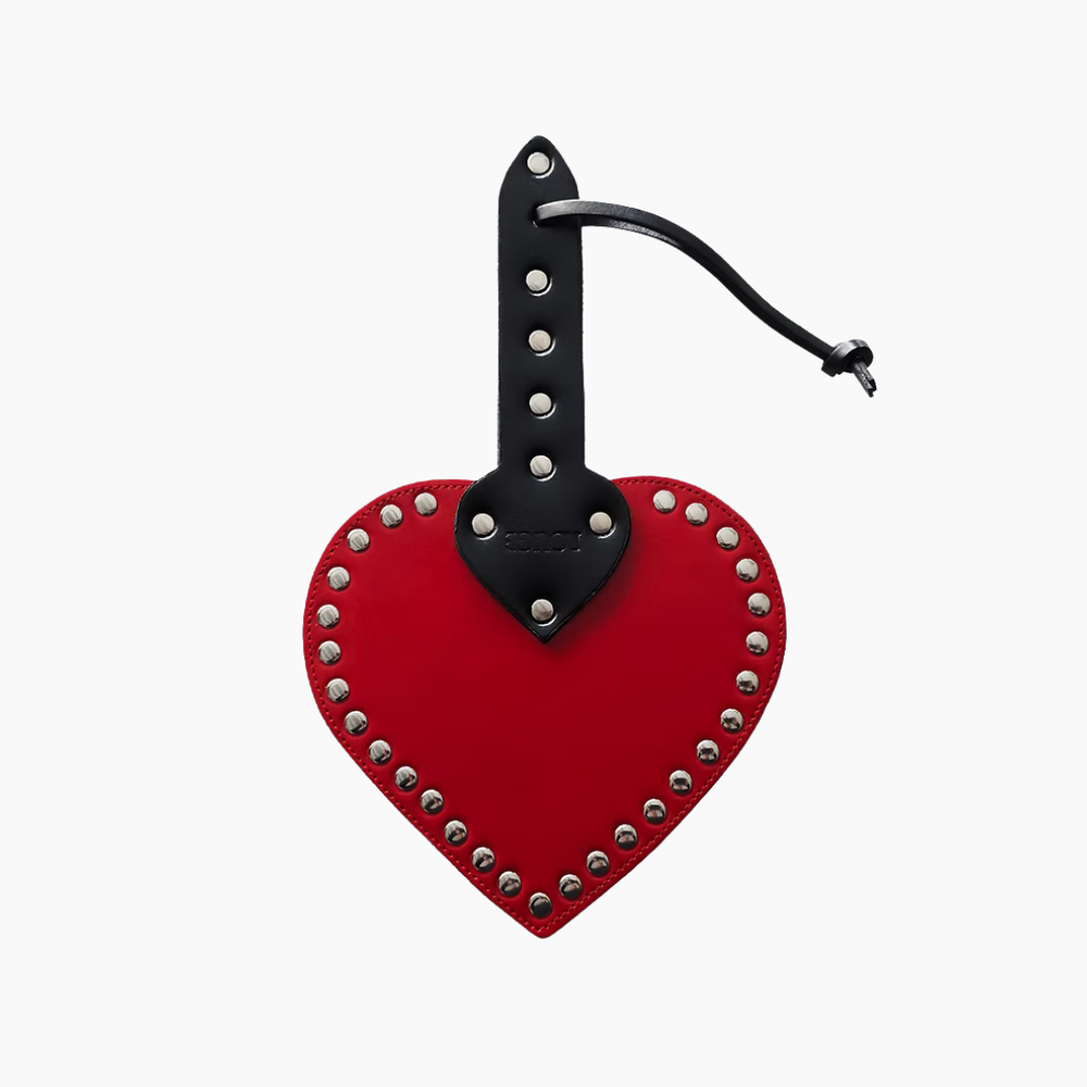 Leather Heart Paddle
