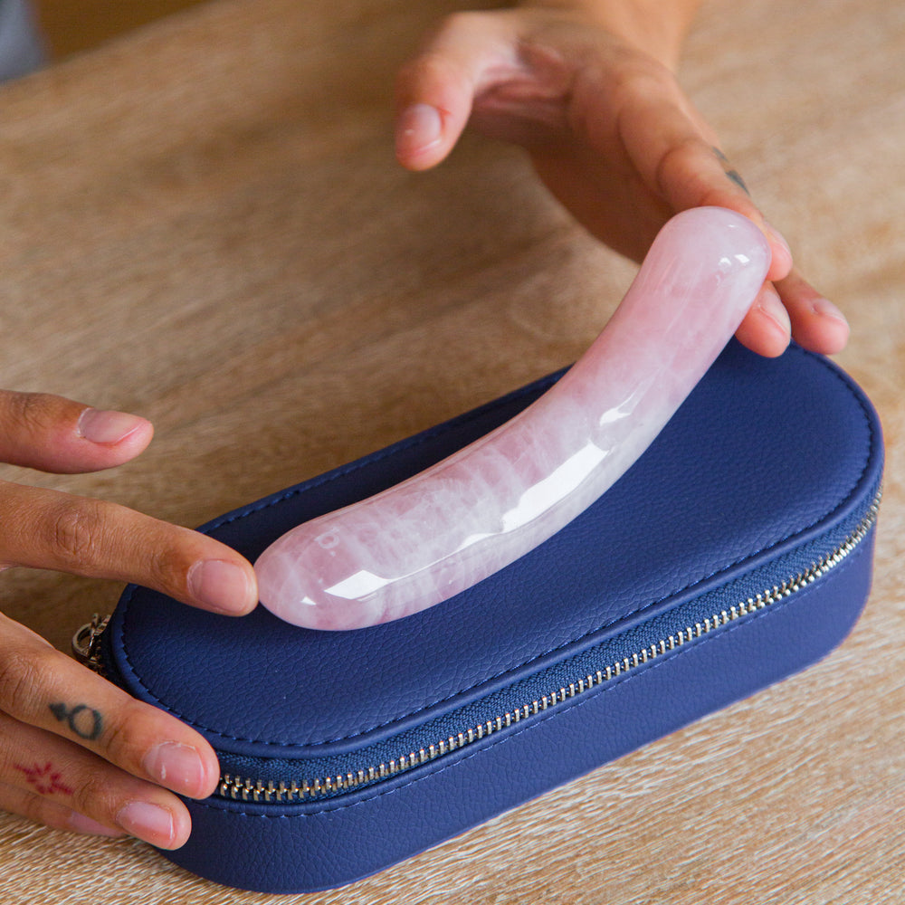 Biird Pixii Pink Quartz Dildo