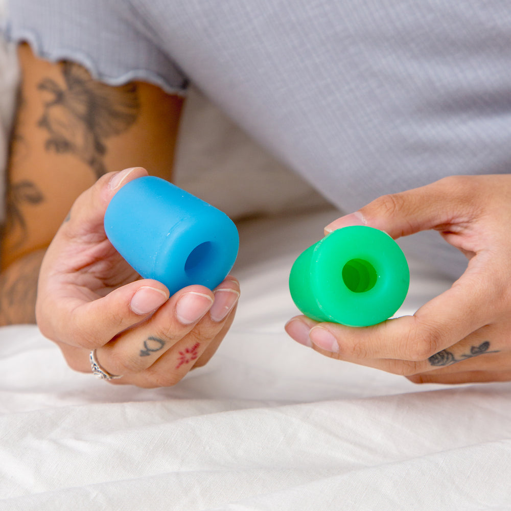 Double Ribbed ShotPocket Pleasure Sleeve