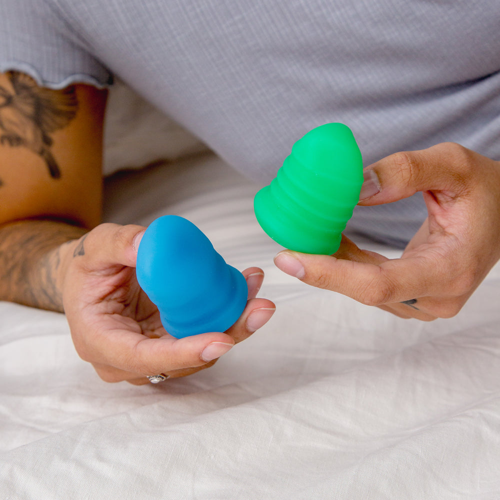 Double Ribbed ShotPocket Pleasure Sleeve