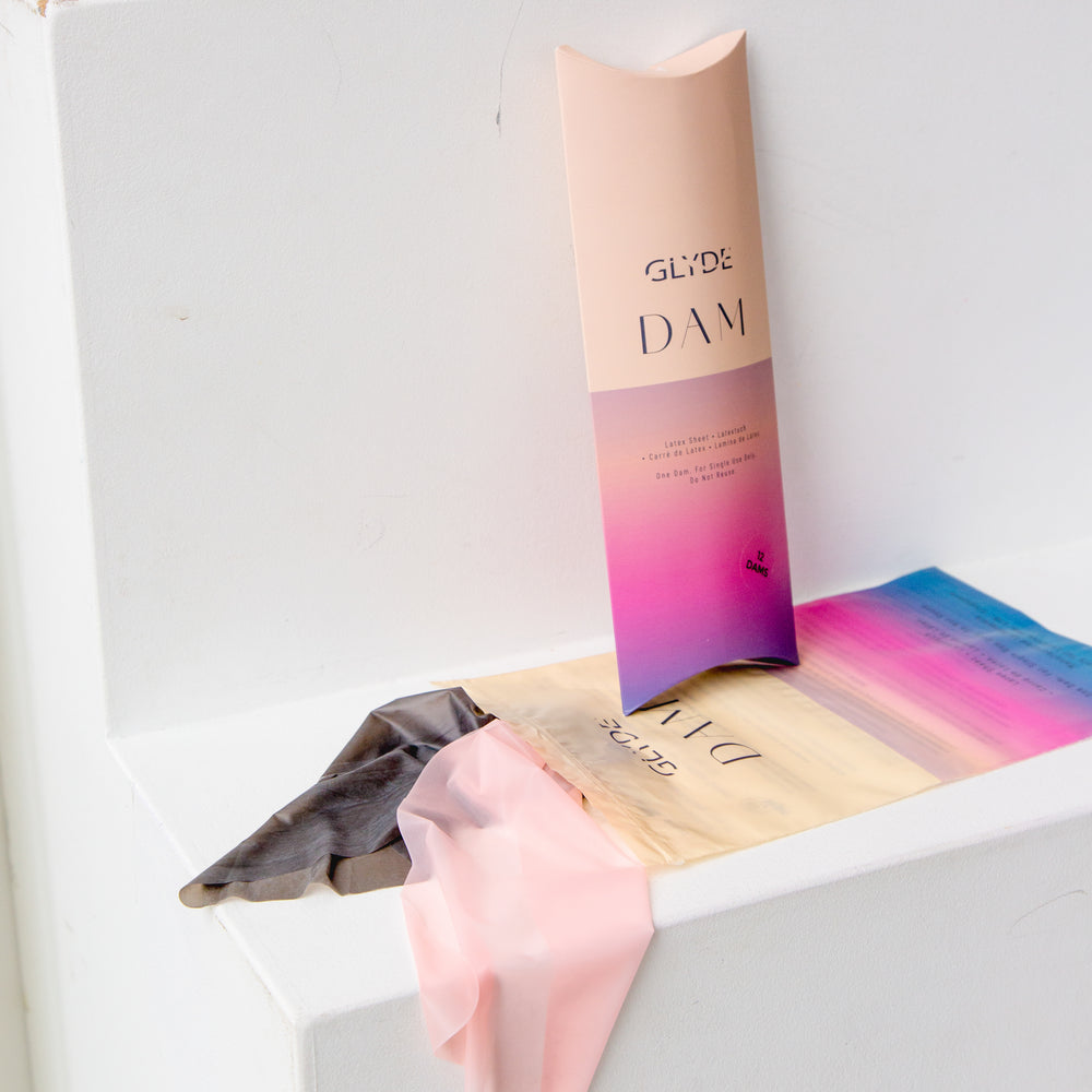 Glyde Dental Dams Assorted Flavours - 12 Pack