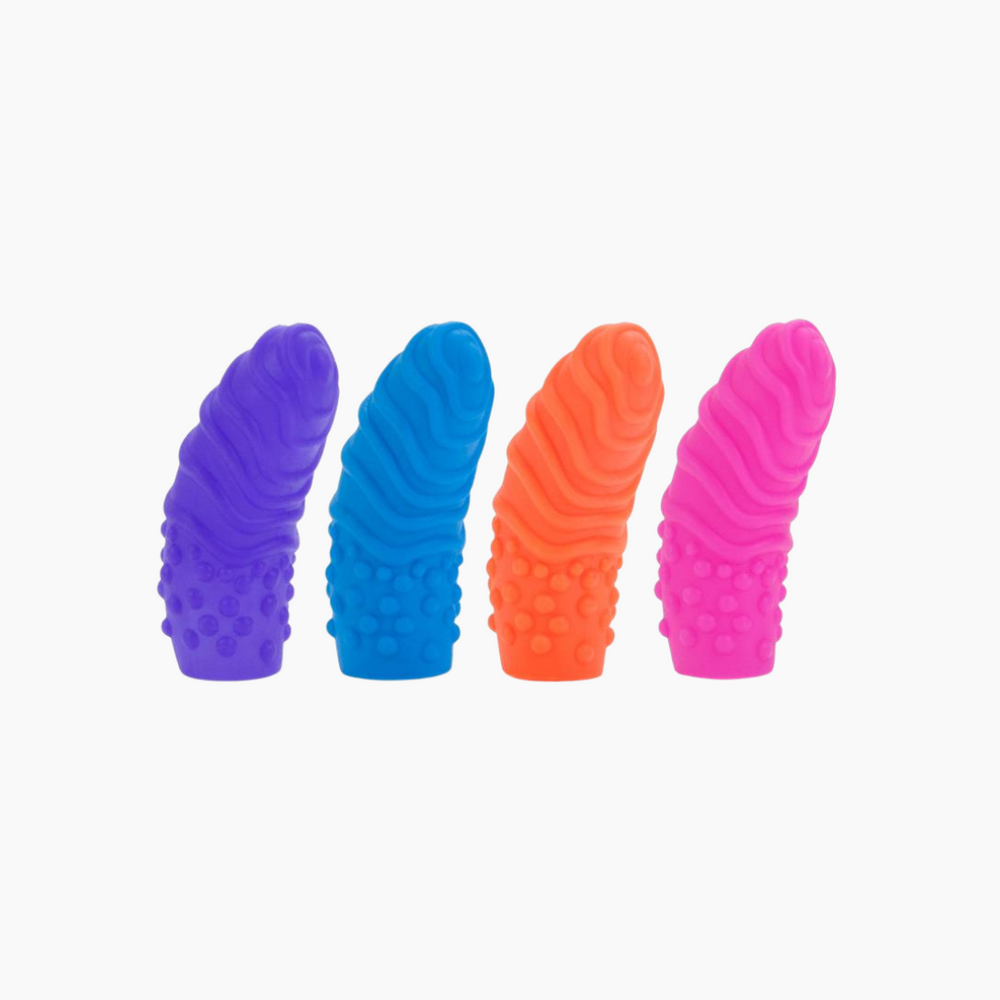 Ribbed Silicone Finger Covers