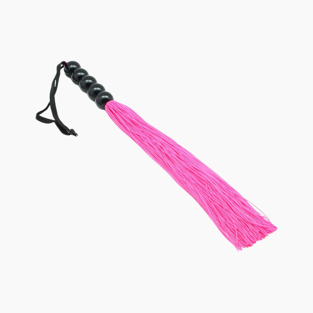 Pink Rubber Whip Flogger