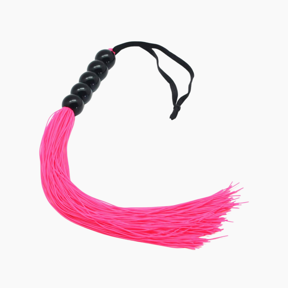 Pink Rubber Whip Flogger