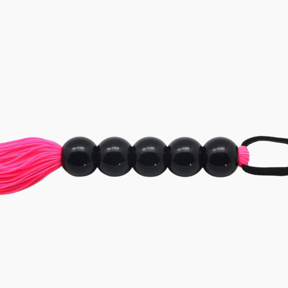 Pink Rubber Whip Flogger