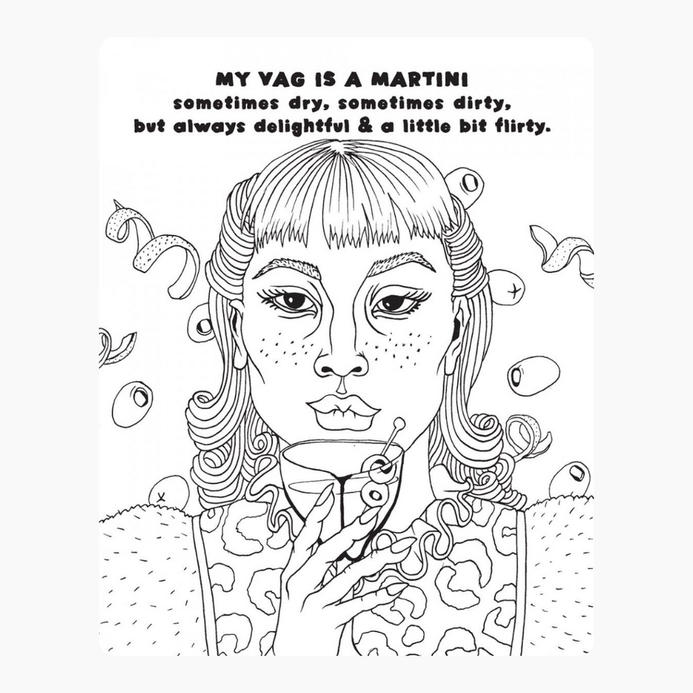 My Vag: A Rhyming Coloring Book