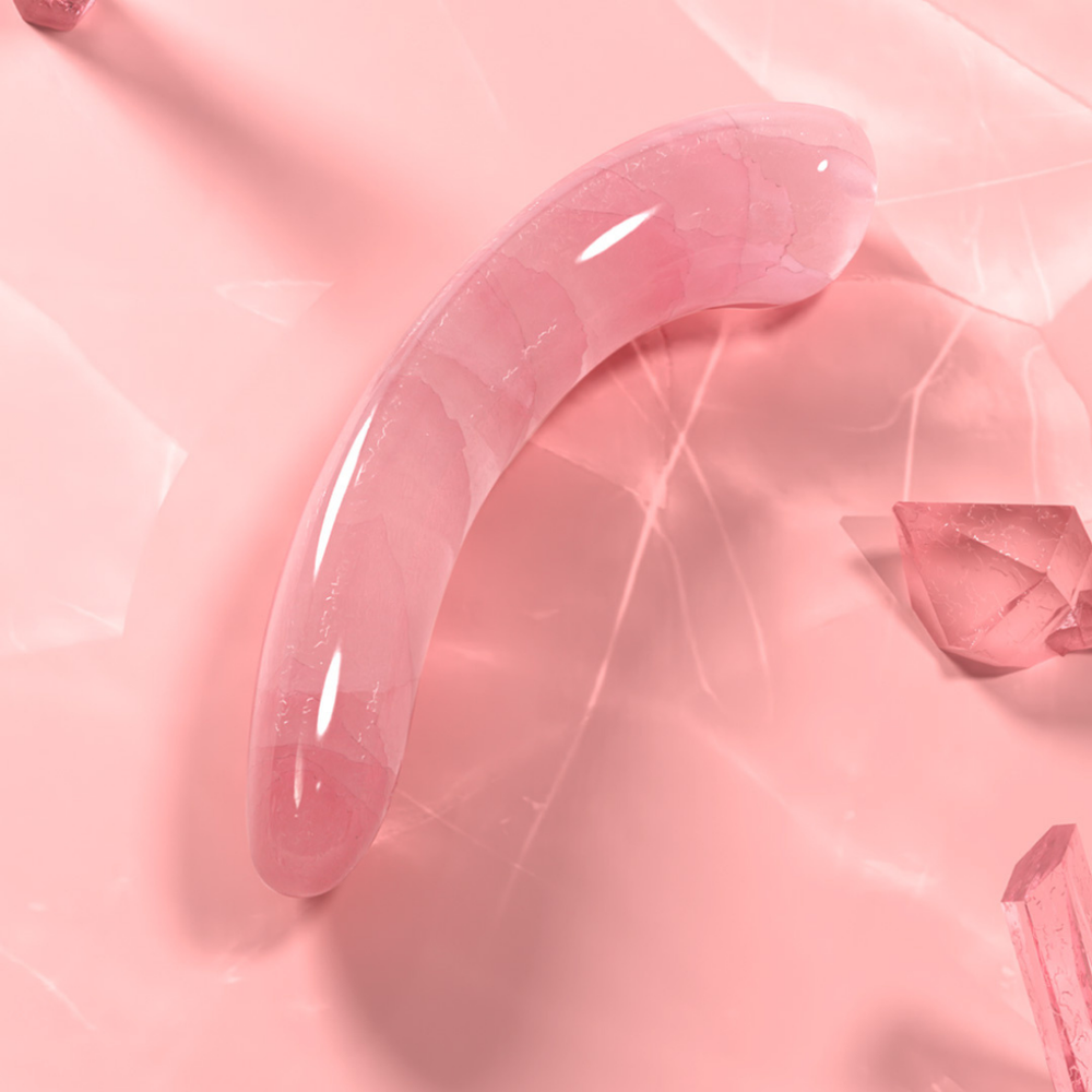 Biird Pixii Pink Quartz Dildo