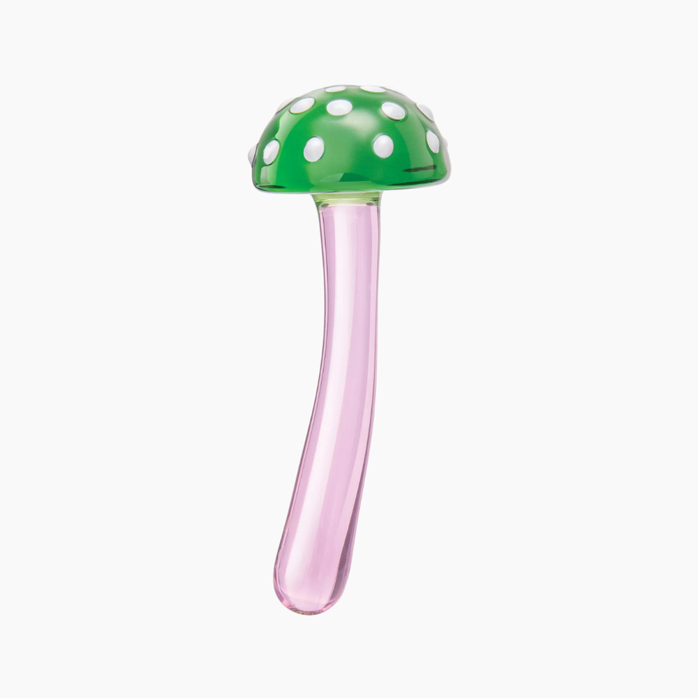 Magic Mushroom Glass Dildo