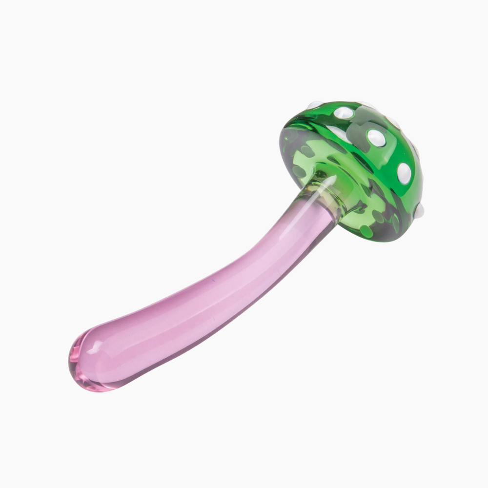 Magic Mushroom Glass Dildo