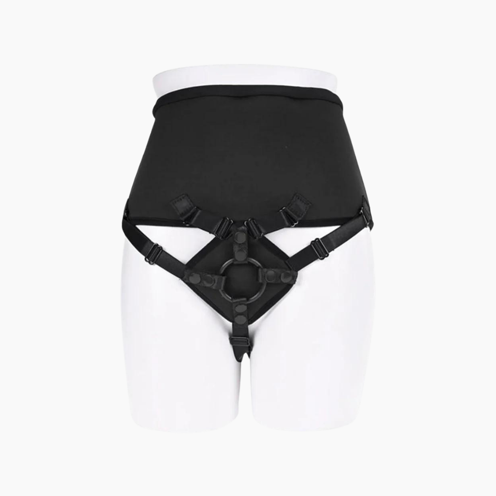 High Waisted Adjustable Corset Strap On