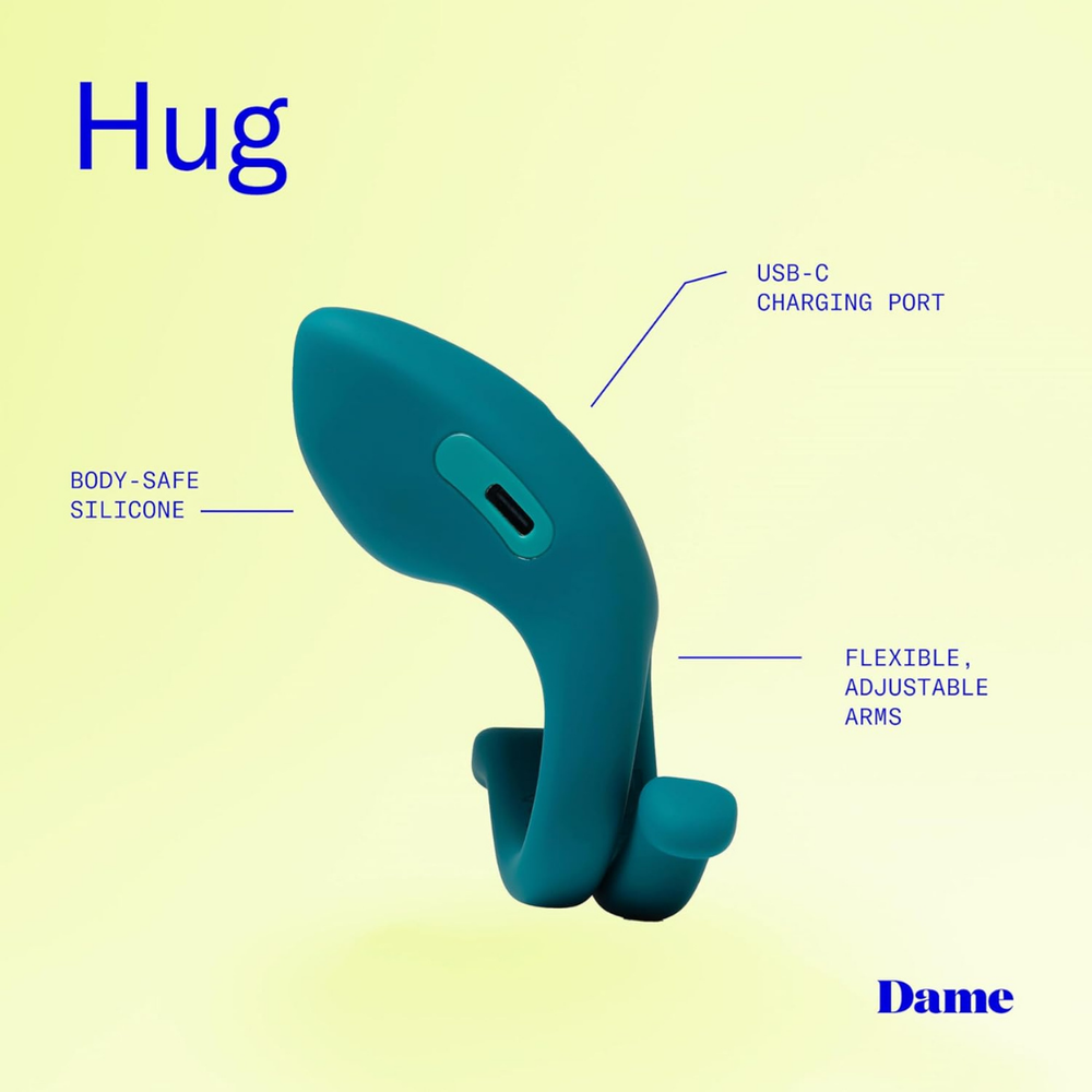 Dame Hug Vibrating Adjustable Ring