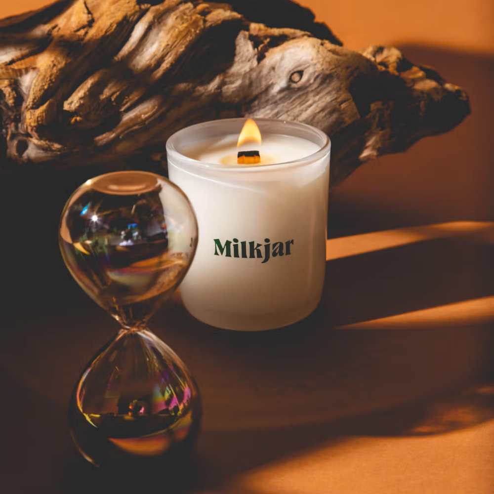 Milk Jar Candle - Golden Hour