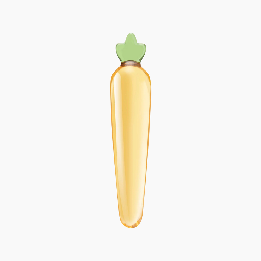 Bunny's Secret Carrot Glass Dildo