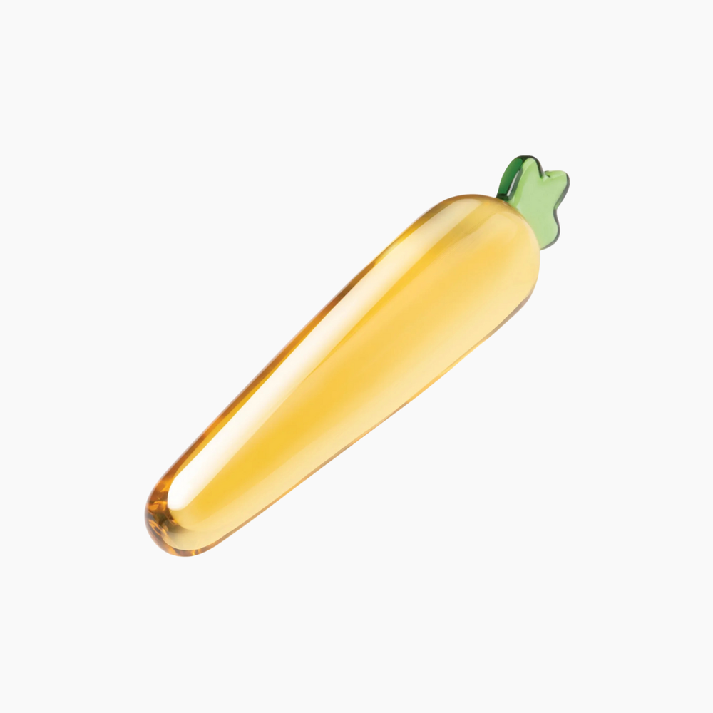 Bunny's Secret Carrot Glass Dildo
