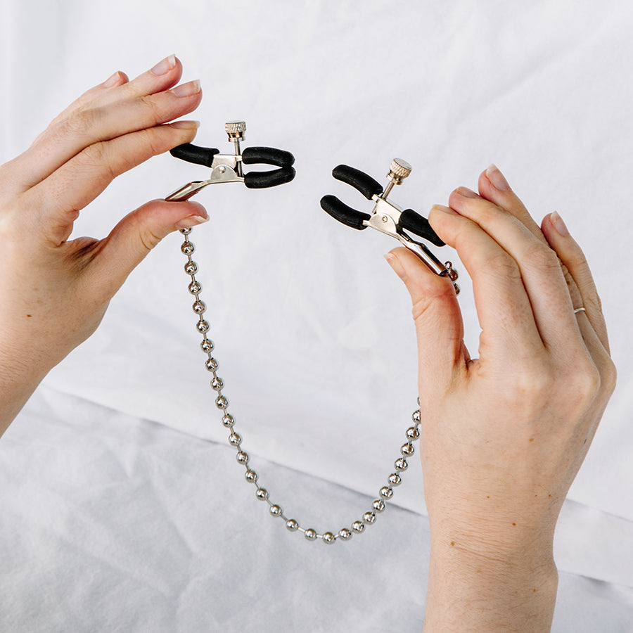 Beaded Nipple Clamps Bonjibon Beaded Nipple Clamps Bonjibon