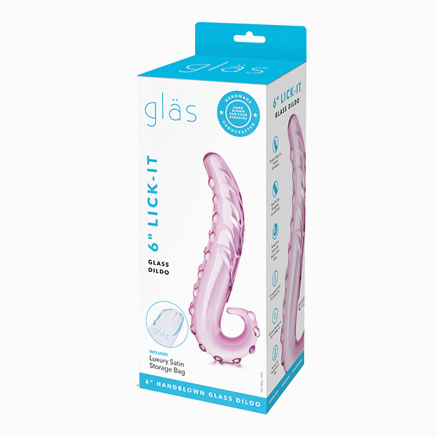 Lick-It Glass Dildo Bonjibon Lick-It Glass Dildo Bonjibon
