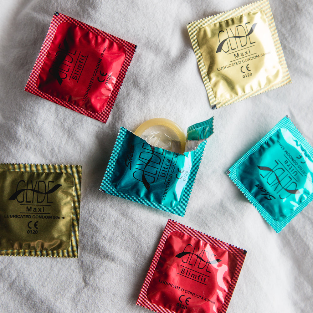 Glyde SlimFit Smaller Fit Condoms - 12 Pack - Bonjibon