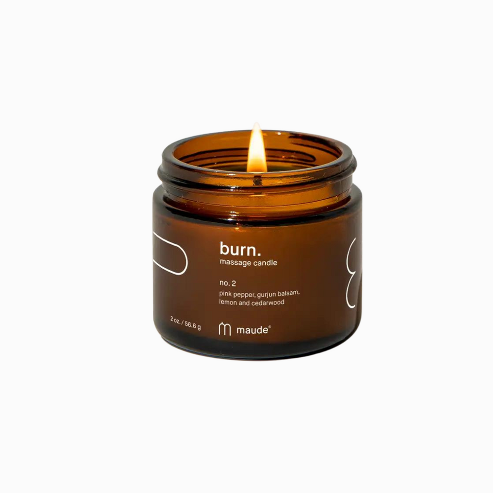 Burn no. 2 Massage Candle by Maude
