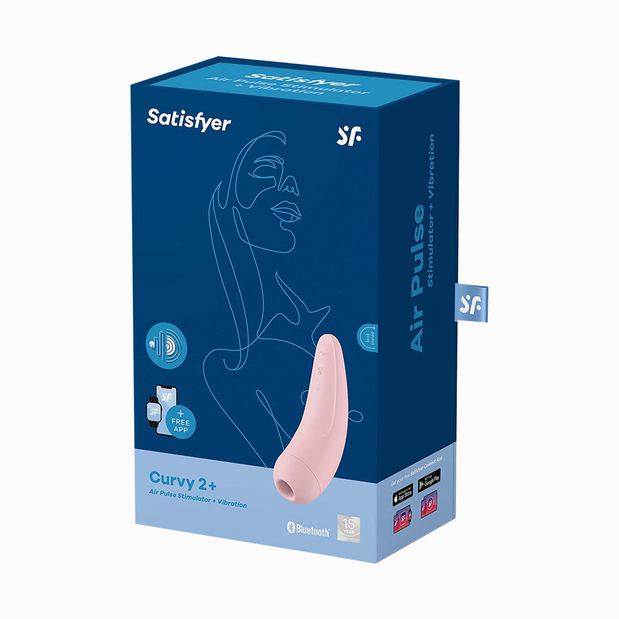 Satisfyer Curvy 2+ Air Pulse Stimulator - Bonjibon